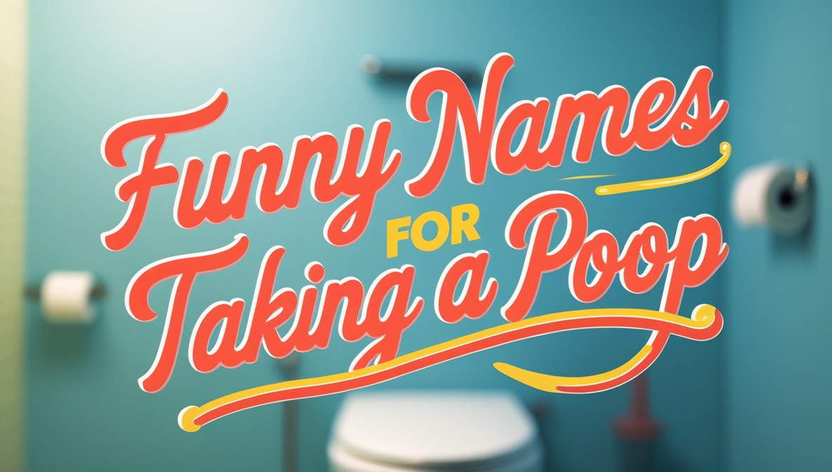 Top 20 Funny Names for Taking a Poop (With Meanings)