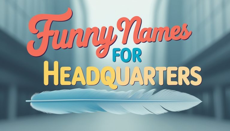 250+ Funny and Cool Names for Headquarters