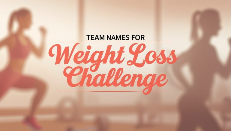 201+ Funny Team Names For Weight Loss Challenge