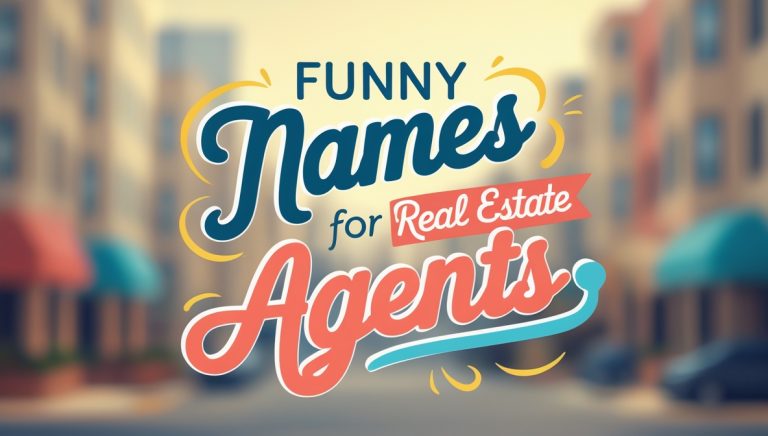 350+ Funny & Creative Names for Real Estate Agents