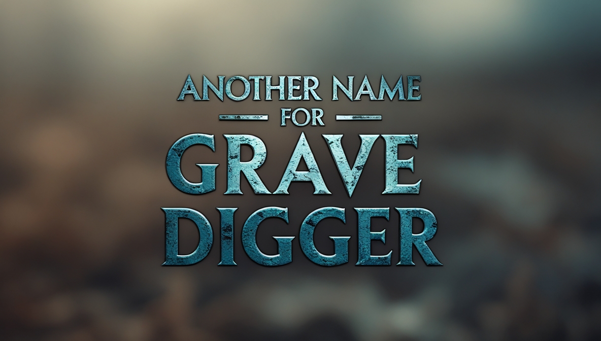 Top 20 Another Name for Grave Digger (With Meanings)