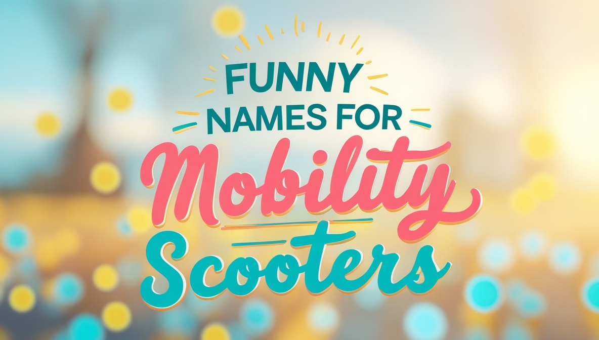 Unique & Funny Names for Mobility Scooters