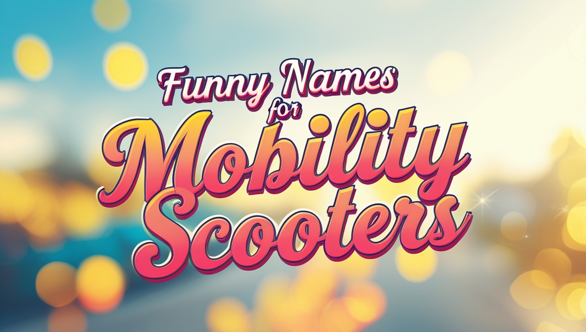 Funny Names for Mobility Scooters (With Meanings)