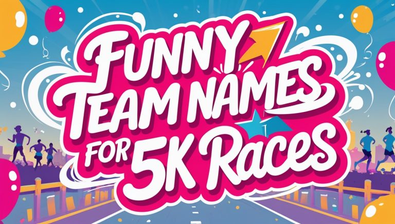301+ Funny Team Names For 5K Races With Meanings