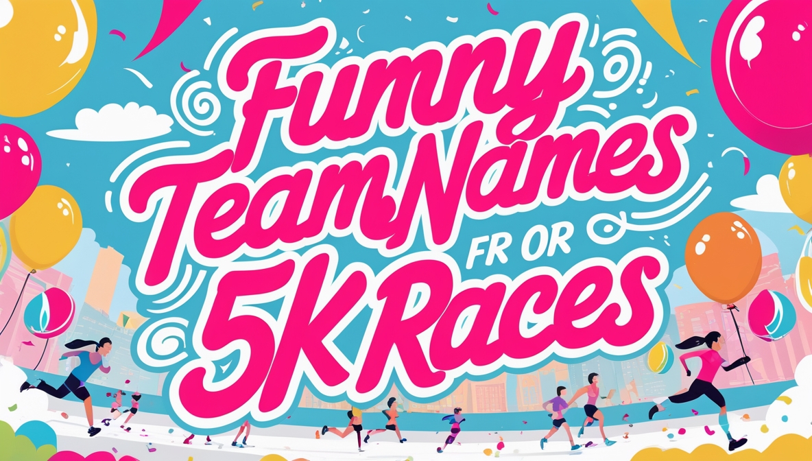Funny Team Names For 5K Races With Meanings
