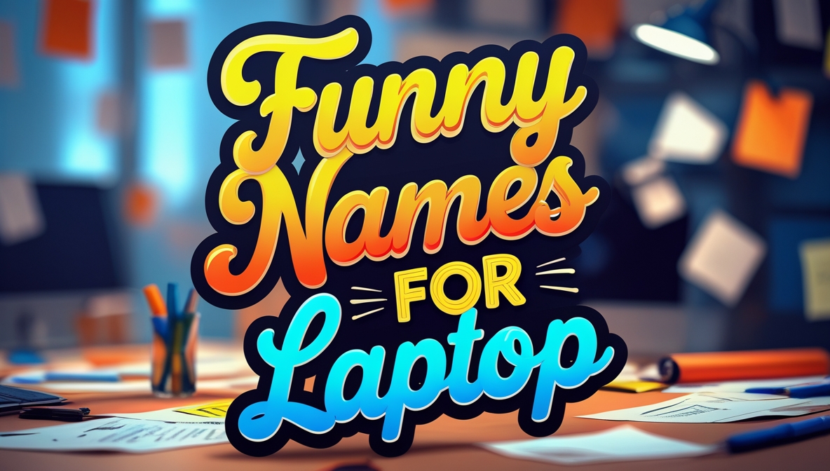 299+ Creative and Funny Names For Laptop [2025]