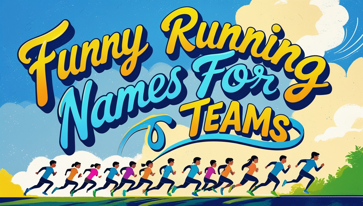 20 Funny Running Names For Teams With Meanings