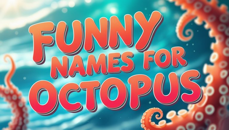 250+ Funny Names For Octopus With Meanings