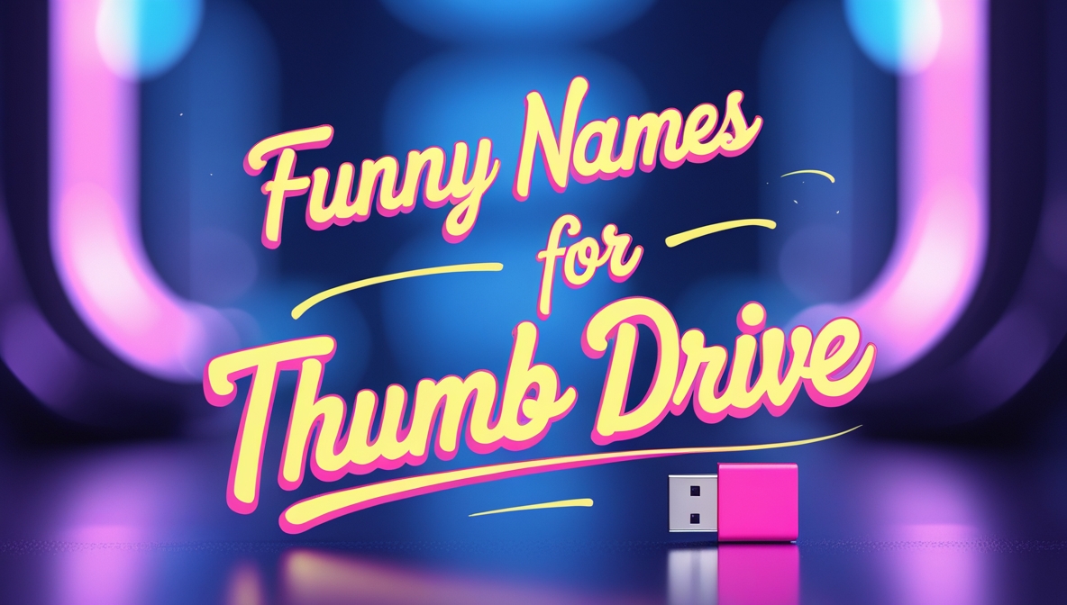 Top 15 Funny Names For Thumb Drive (With Meanings)