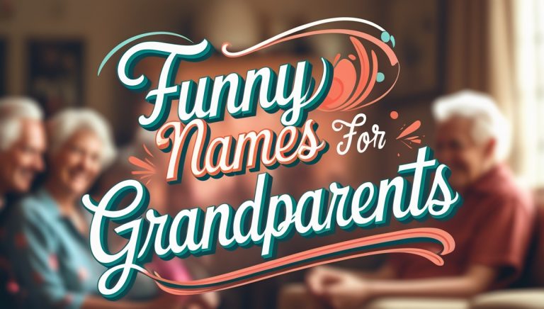300+ Funny Names For Grandparents With Meanings