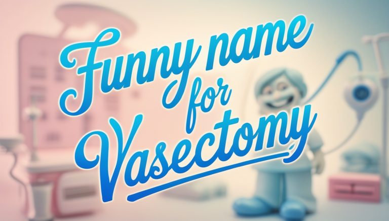 300+ Unique and Funny Name for Vasectomy