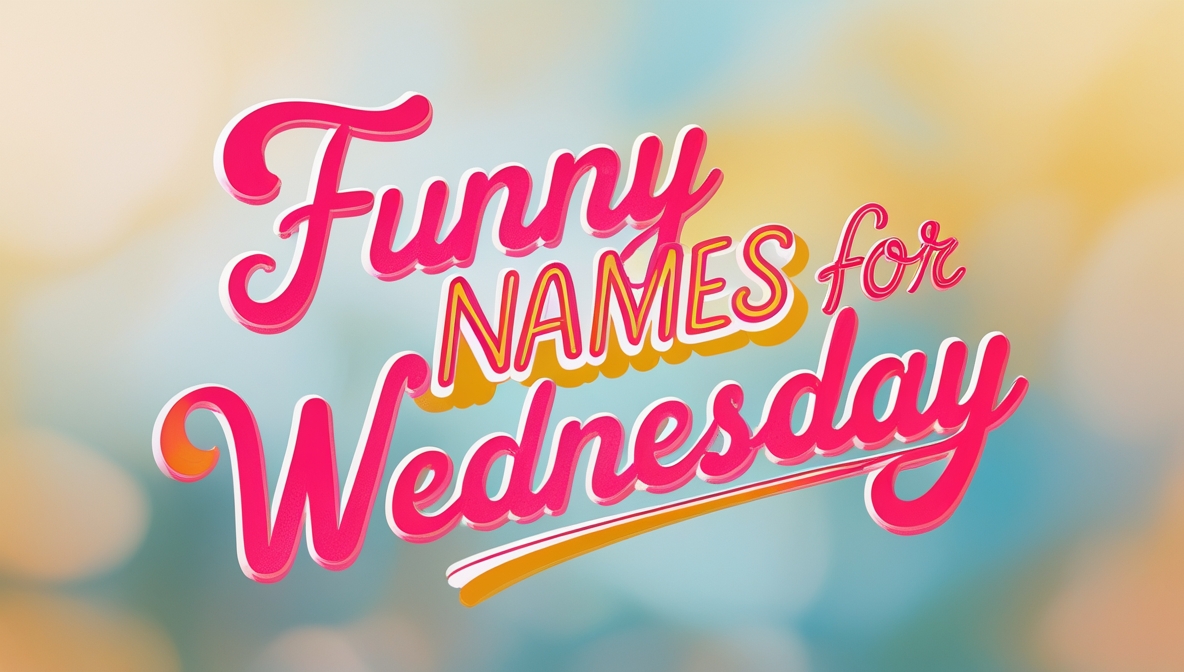 Top 20 Funny Names for Wednesday (With Meanings)