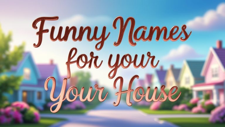 320+ Funny Names For Your House With Meanings [2025]