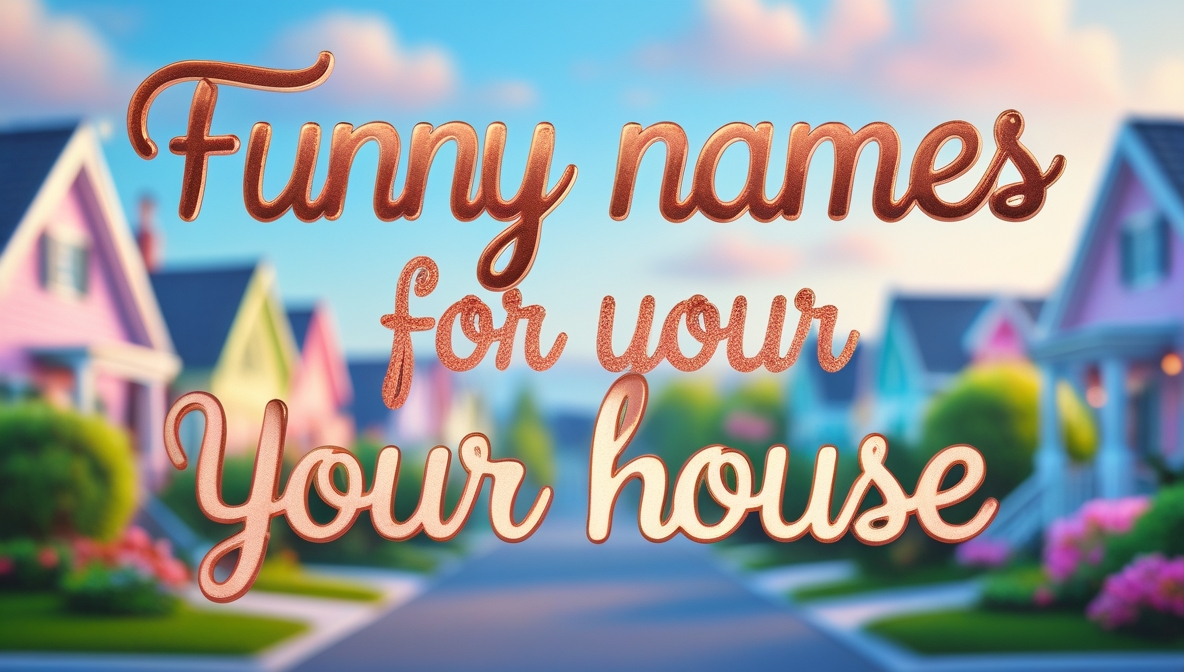 Top 20 Funny Names For Your House With Meanings