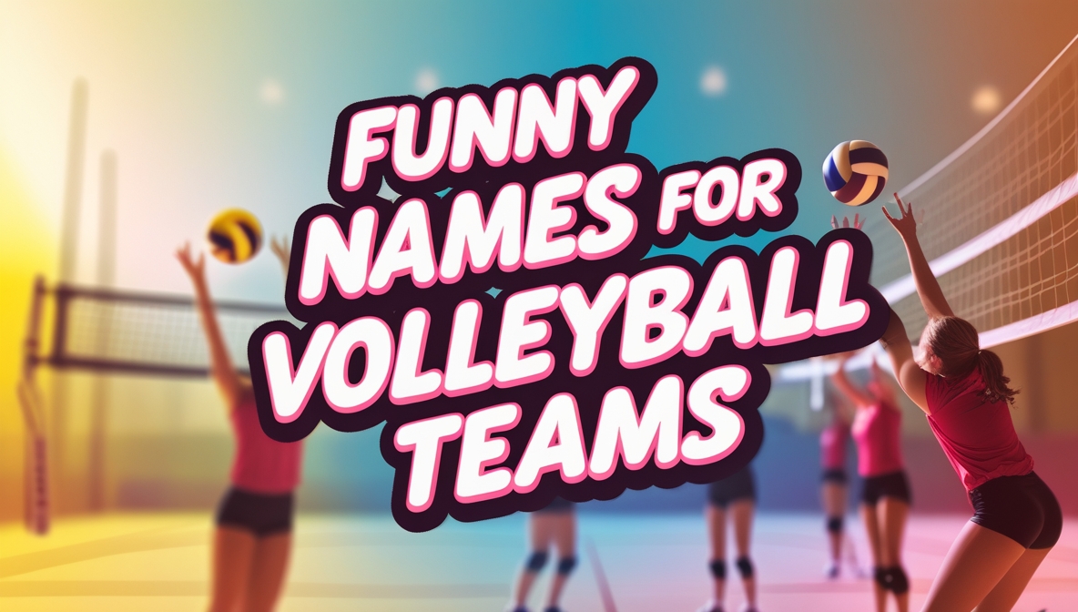 Funny Names for Volleyball Teams With Meanings